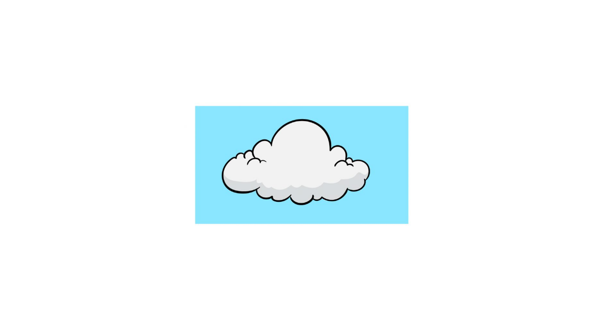 How to Draw A Cloud Easily